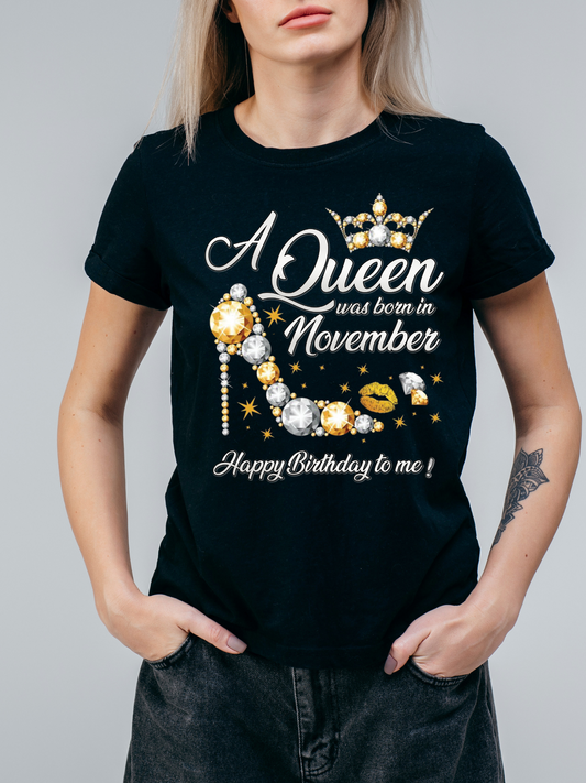 Birthday Queen November Classic t-shirt