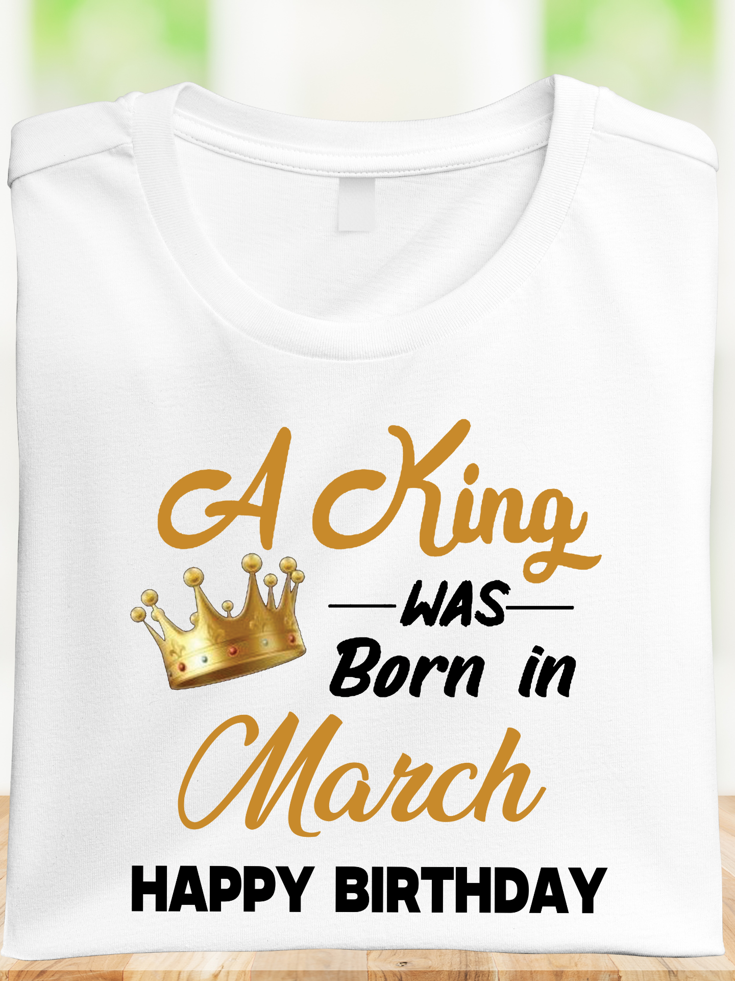 A king Was Born In March Unisex Classic T-shirt